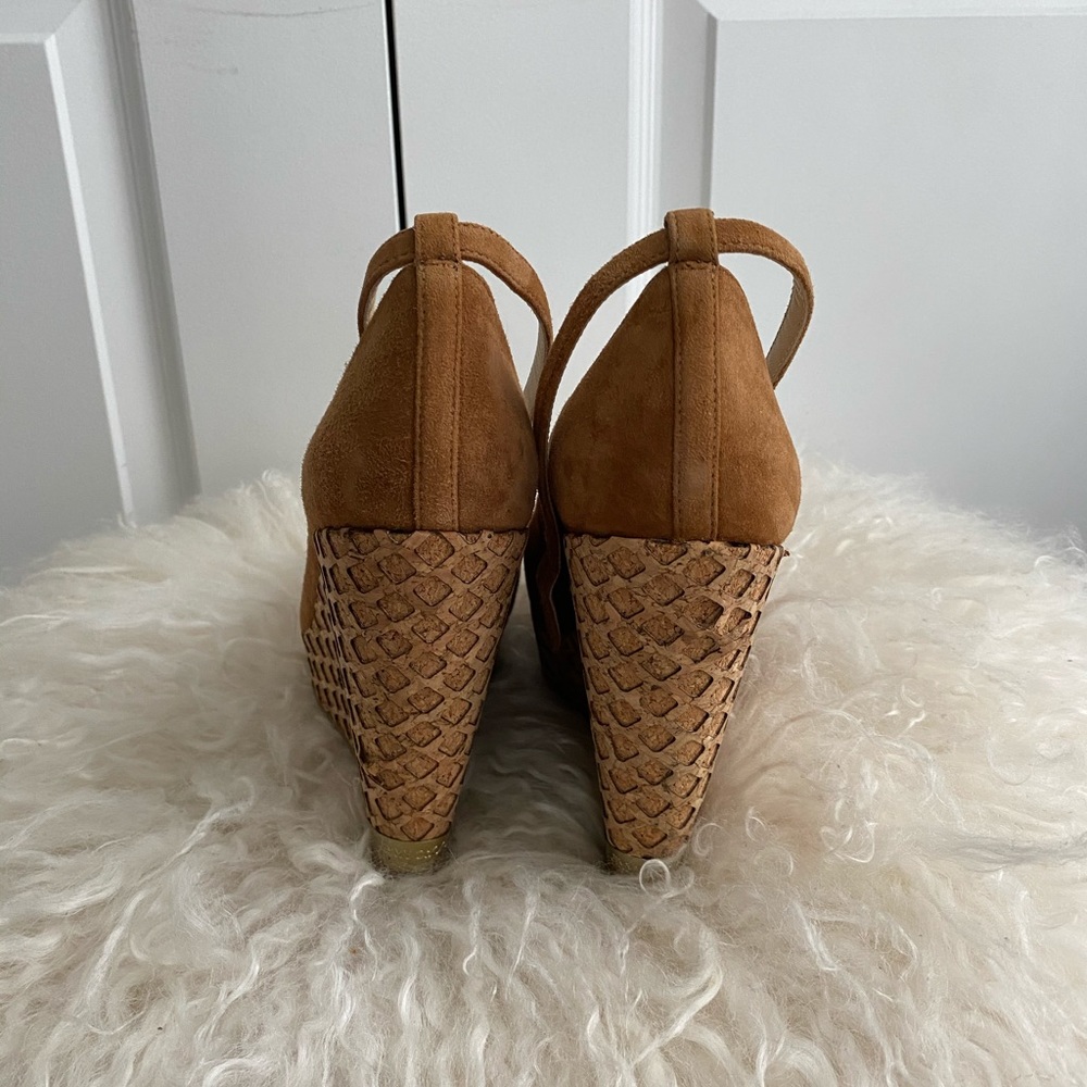 Jimmy Choo Wedge Cork Heel 38 - Picture 6 of 7